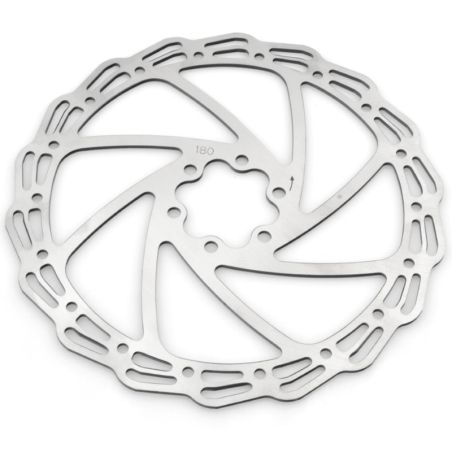 Disco de freno Alhonga 6 tornillos ondulado Ø180mm - motoscamaralweb.com