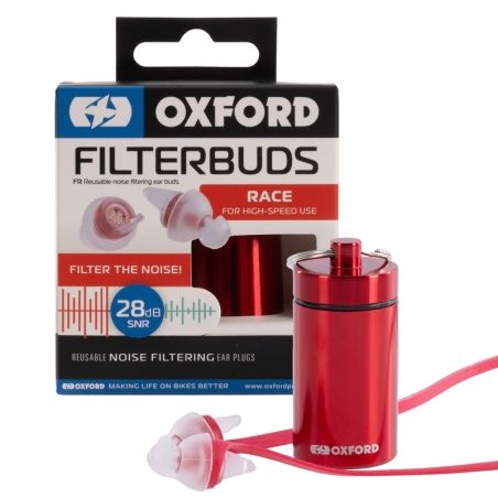 Auriculares OXFORD FilterBuds Race 28 SNR - motoscamaralweb.com