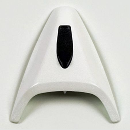 Ventilación frontal Central ARAI (DELTA DUCT-5). Blanco Diamante - motoscamaralweb.com