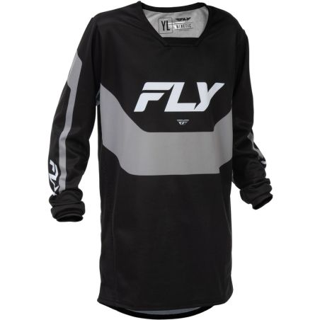Camiseta infantil FLY RACING Kinetic - negro/gris - motoscamaralweb.com