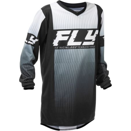 Camiseta infantil FLY RACING F-16 - negro/blanco - motoscamaralweb.com