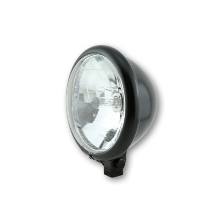 Faro delantero HIGHSIDER smart Bates Style - 5 3/4 inch - negro - 1 pieza - motoscamaralweb.com