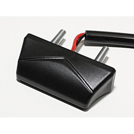 Luz de matrícula LED HIGHSIDER smart - negro - 1 pieza - motoscamaralweb.com