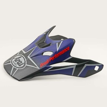 Visera ARAI MX-V - Stars &amp;amp; Stripes Naranja - motoscamaralweb.com