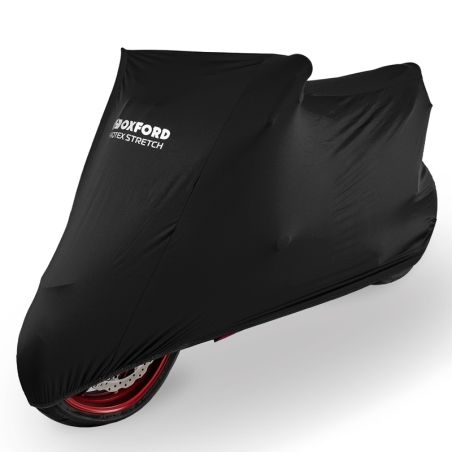 Funda de moto para interior OXFORD Protex Stretch - Moto / Scooter - Negro - S - motoscamaralweb.com