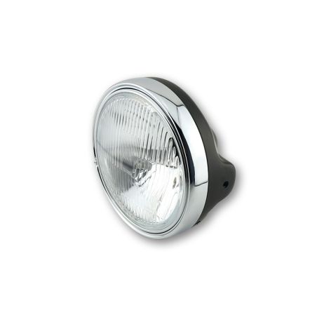 Faro delantero LTD H4 HIGHSIDER smart - 7 inch - negro - 1 pieza - motoscamaralweb.com