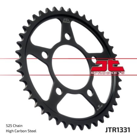 Corona JT SPROCKETS acero estándar 1331 - 525 - motoscamaralweb.com