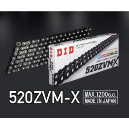 Cadena D.I.D 520ZVM-X X-Ring - Paso 520 - motoscamaralweb.com