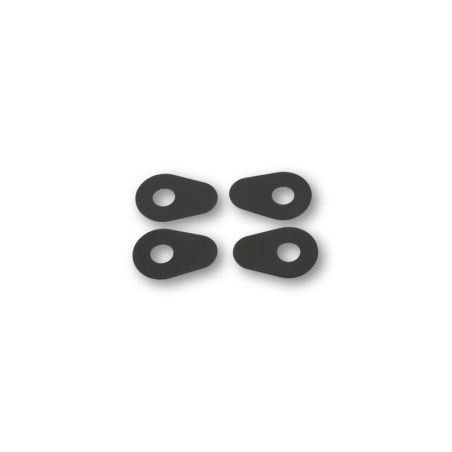 HIGHSIDER smart Mounting Plates Indy Spacer Black Aluminium. For Various Yamaha - motoscamaralweb.com