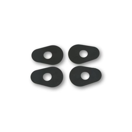 HIGHSIDER smart Mounting Plates Indy Spacer Black For Various Yamaha - motoscamaralweb.com