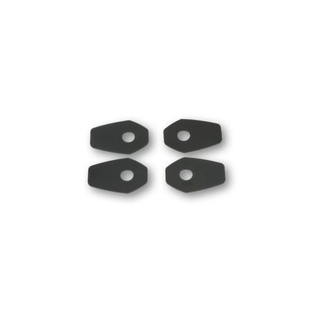 HIGHSIDER smart Mounting Plates Indy Spacer Black For Various Kawasaki. Yamaha. Suzuki - motoscamaralweb.com