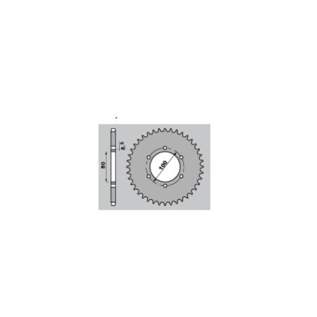 Corona PBR acero C45 estándar 404 - 415 - motoscamaralweb.com