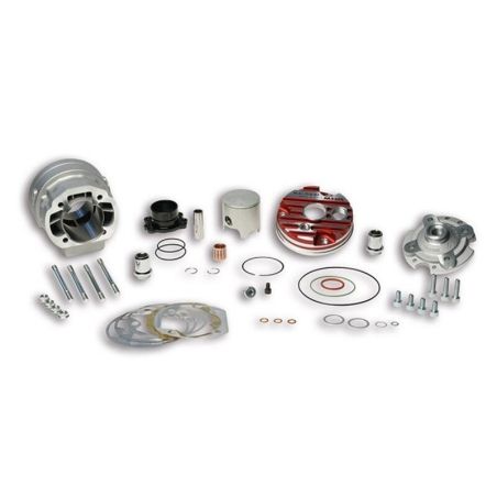KIT Malossi Ø52 aluminio H2O MHR BIG BORE Testa Rossa culatín desmontable 3115374 - motoscamaralweb.com