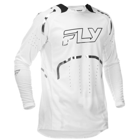 Camiseta FLY RACING Evolution DST Flash LE - blanco/plateado - motoscamaralweb.com
