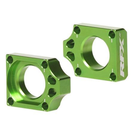 Tensores de cadena traseros RFX Pro - verde - motoscamaralweb.com
