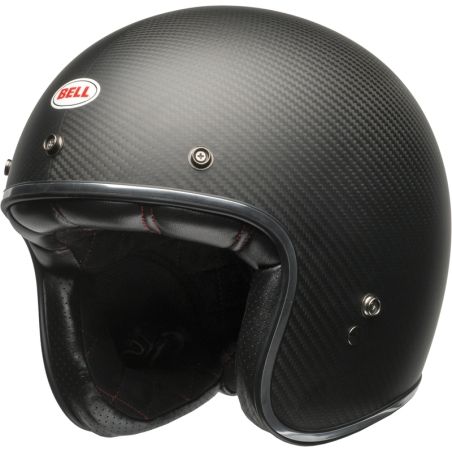 Casco BELL Custom 500 Carbon - Matte Black - motoscamaralweb.com