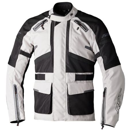 Chaqueta textil RST Endurance CE hombre - Plata / Negro - motoscamaralweb.com