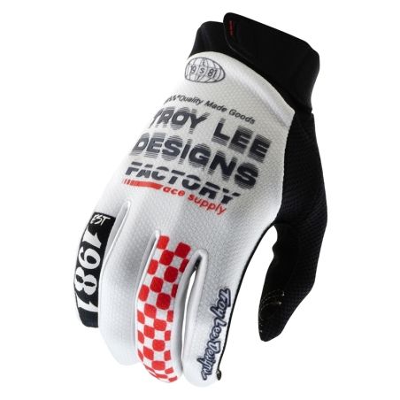 Guantes TROY LEE DESIGNS GP Pro - Factory White - motoscamaralweb.com