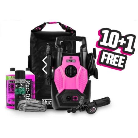 Kit de hidrolimpiadora para moto y bici MUC-OFF - Pack 10 uds + 1 GRATIS - motoscamaralweb.com