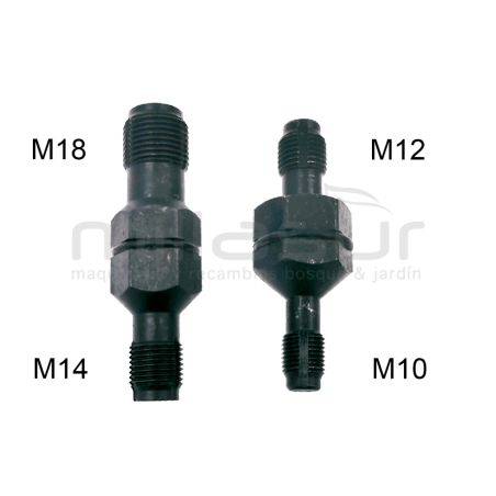 JUEGO 4 REPARADORES ROSCA BUJIA M10 M12 M14 M18 - motoscamaralweb.com