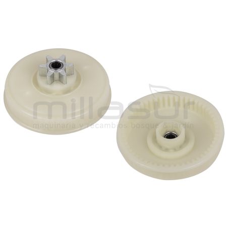 CAMPANA EMBRAGUE CON PIÑÓN CADENA ALPINA - CASTOR E160. E170 - 55 DIENTES - motoscamaralweb.com
