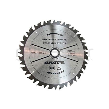 DISCO WIDIA SEMI-PROF.255x3x25.4 (ANTIRREBOTE RECTO) - motoscamaralweb.com