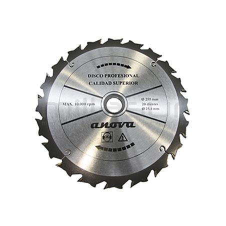 DISCO WIDIA SEMI-PROF. 255x3x20 (CON ANTIRREBOTE) - motoscamaralweb.com