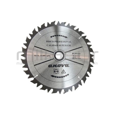 DISCO WIDIA SEMI-PROF.255x3x20 (ANTIRREBOTE RECTO) - motoscamaralweb.com