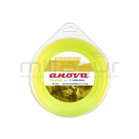 NYLON REDONDO ANOVA FLASH BLISTER 2.7 x 72 - motoscamaralweb.com