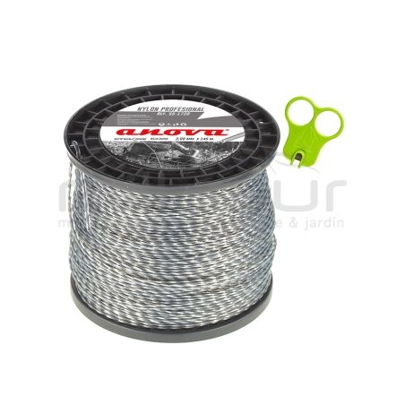NYLON ANOVA CYCLONE BAJO RUIDO BOBINA 3.00 x 145 (cajas de 8unid) - motoscamaralweb.com