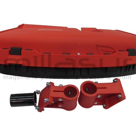 PROTECTOR DISCO UNIVERSAL ROJO ( D43C D52C ) CON CUCHILLA DE CORTE - motoscamaralweb.com