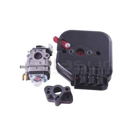 CARBURADOR. FILTRO Y BRIDA ADAPTABLE A KAWASAKI TH43. TH48 - motoscamaralweb.com