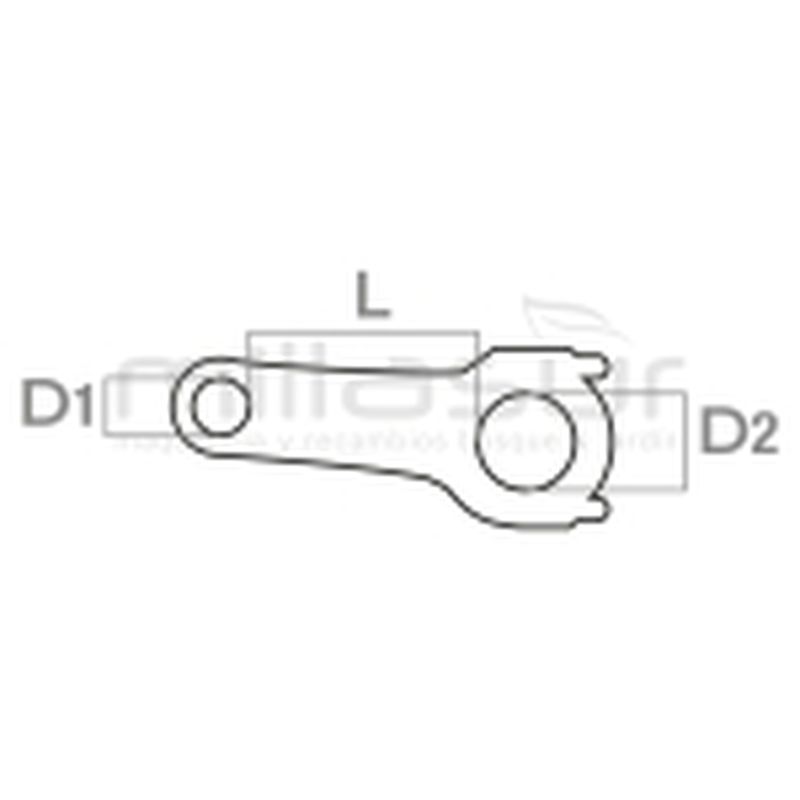 BIELA HONDA GXV160 - motoscamaralweb.com