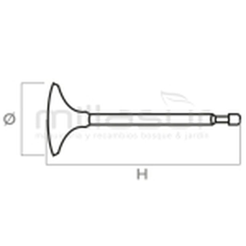 VÁLVULA ESCAPE HONDA GX240/GX270 - motoscamaralweb.com