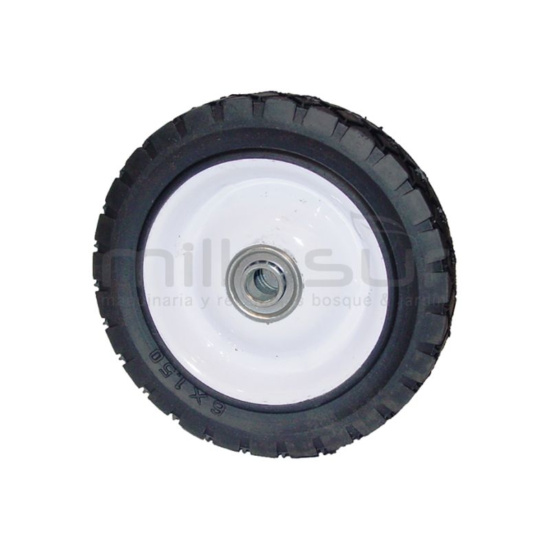 RUEDA GOMA LLANTA MET. COJINETE (150x35mm. 12 - motoscamaralweb.com