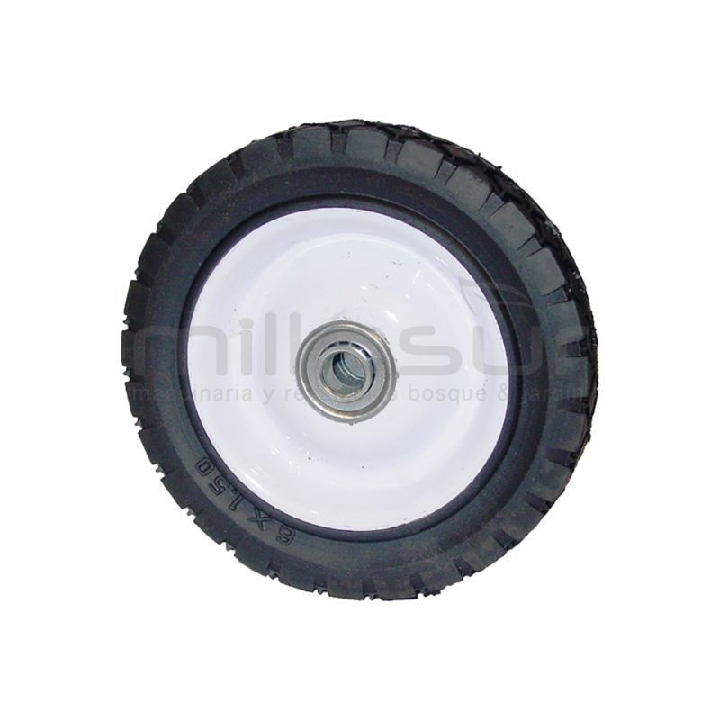 RUEDA GOMA LLANTA MET. COJINETE (175x35mm. 12.7) - motoscamaralweb.com