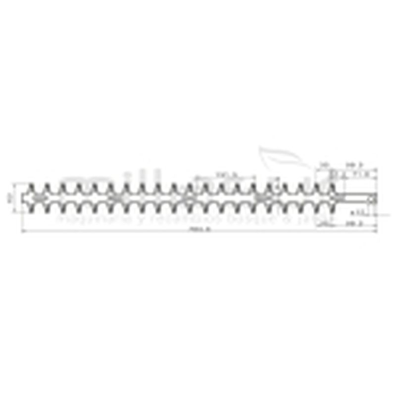 PEINE CORTASETOS EXTERIOR 784MM ADAPTABLE A EFCO TS330. TS355 ... - motoscamaralweb.com