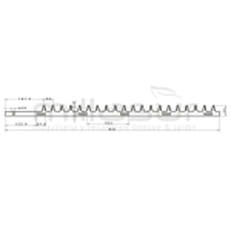 PEINE CORTASETOS INTERIOR 841MM ADAPTABLE A KAAZ TM310. TM3100 K ... - motoscamaralweb.com