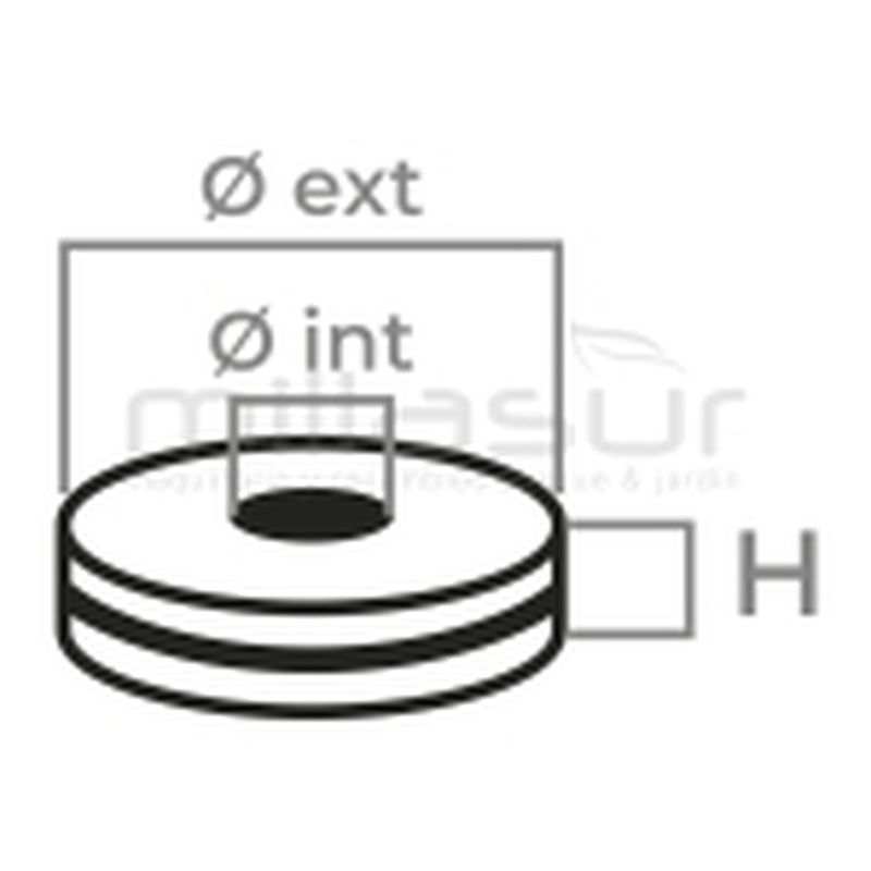 POLEA TENSORA AYP ( 9.5 mm. d.i.) - motoscamaralweb.com