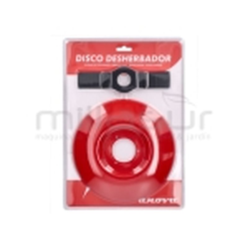 DISCO DESBROZADORA ANTI-HIERBAS CON PROTECTOR SUPERIOR 200MM (CON CUCHILLA 2 PUNTAS 180MM) - motoscamaralweb.com