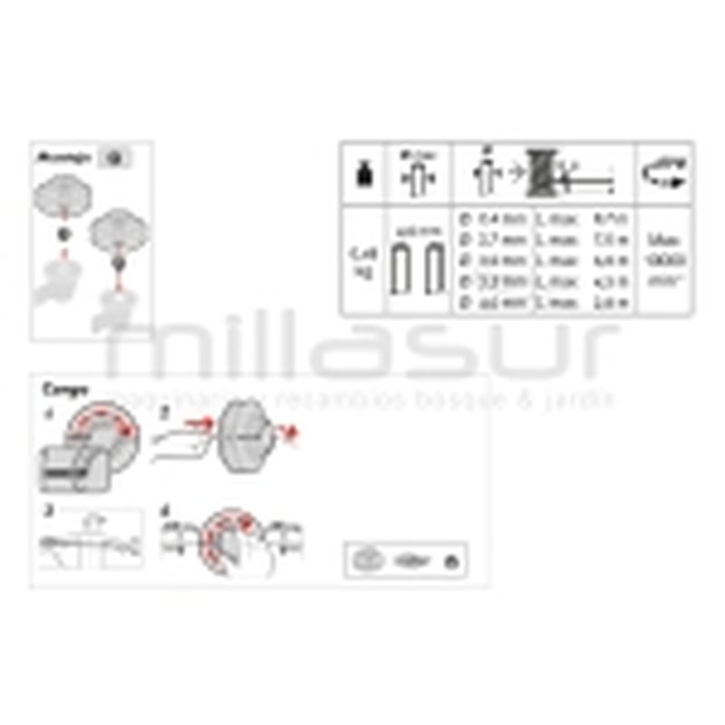 CABEZAL TAP-N-GO CARGA RÁPIDA EW160 UD - SIN ADAPTADOR - motoscamaralweb.com