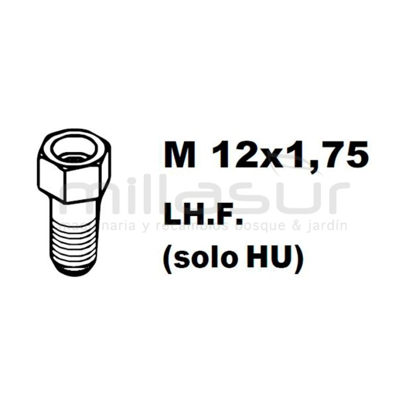 ADAPTADOR PT130 12x1.75 Izq/Hembra - motoscamaralweb.com