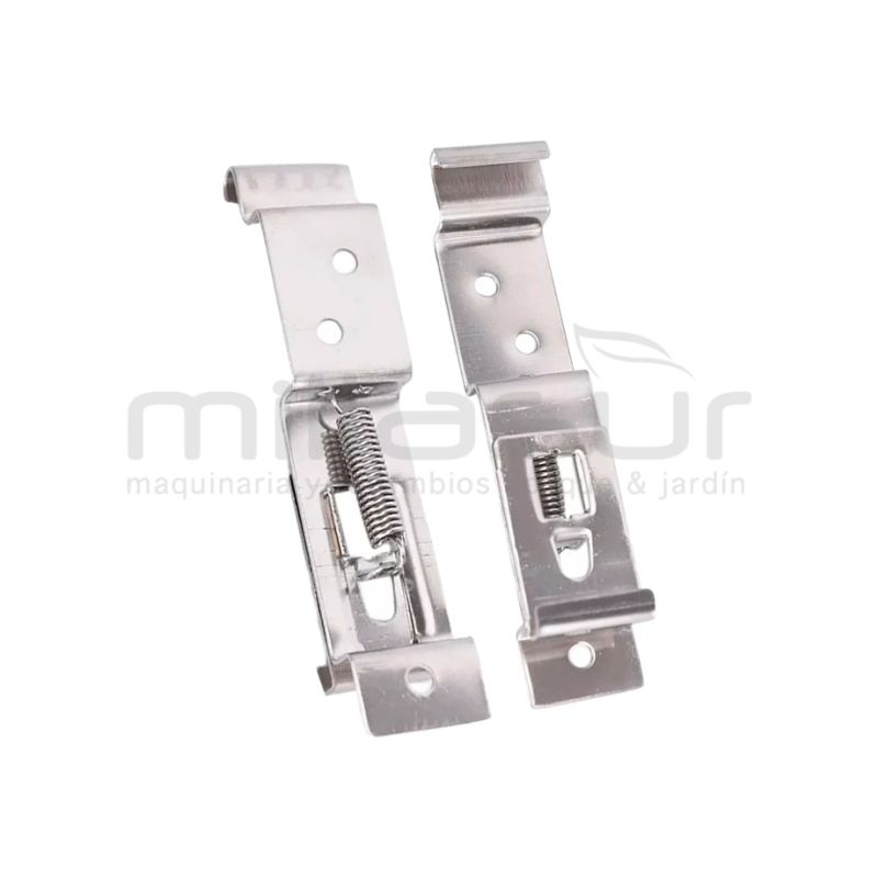 JUEGO SOPORTES DE MUELLE PARA MATRICULA AUTOMOVIL - REMOLQUE BIO300-R - motoscamaralweb.com