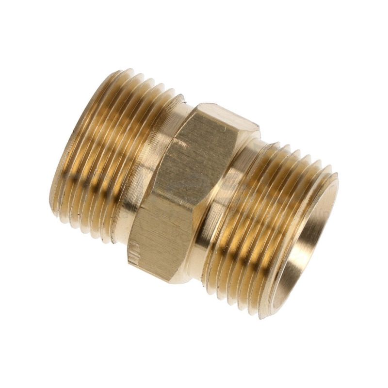 CONECTOR MANGUERA HIDROLIMPIADORA 22MM MACHO - 22MM MACHO - motoscamaralweb.com