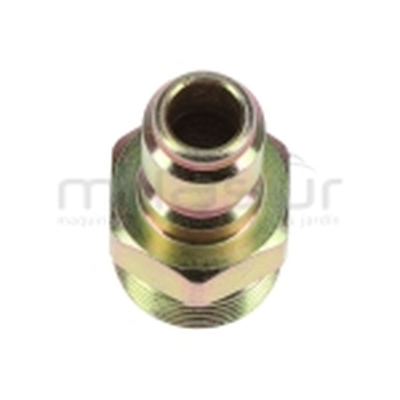 CONECTOR MANGUERA HIDROLIMPIADORA 3/8 MACHO RAPIDO - 22MM MACHO - motoscamaralweb.com