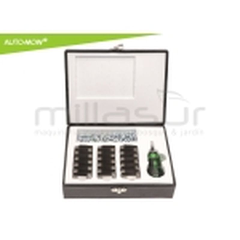 JUEGO 300 CUCHILLAS EXTREMA DURACION 0.75mm C/ TORNILLOS ROBOT CORTAC. HUSQVARNA - motoscamaralweb.com