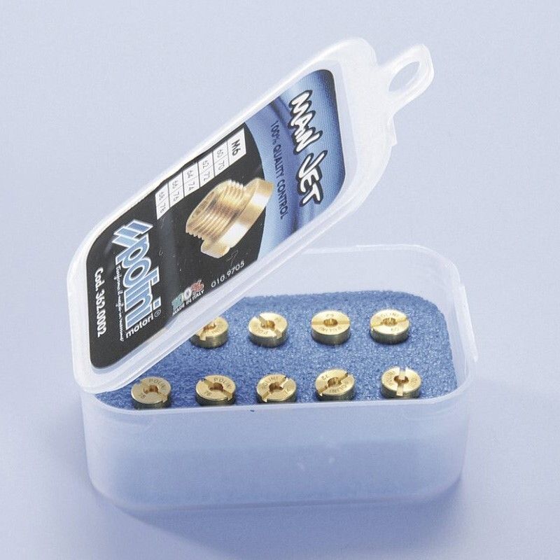 10 Chiclés Polini DELLORTO 6 mm.80/98 (3620003) - motoscamaralweb.com