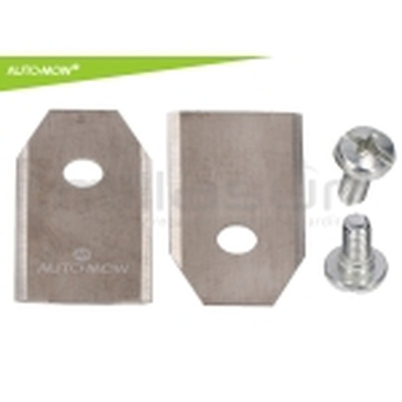 JUEGO 30 CUCHILLAS ALTA DURACION 0.66mm C/ TORNILLOS ROBOT CORTAC. HUSQVARNA - motoscamaralweb.com