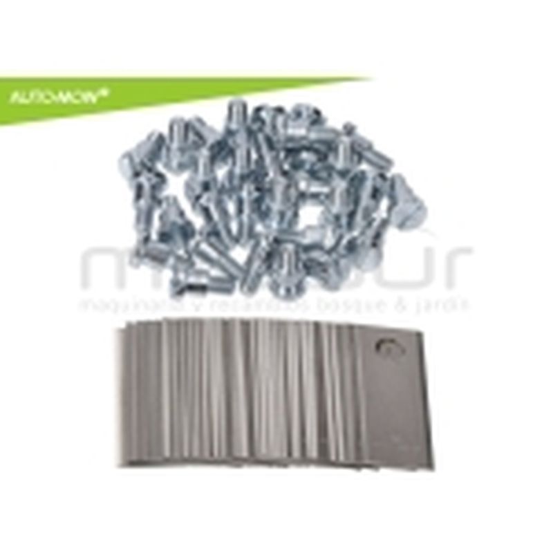 JUEGO 30 CUCHILLAS C/ TORNILLOS ROBOT CORTAC. BIGMOW - ECHO - motoscamaralweb.com