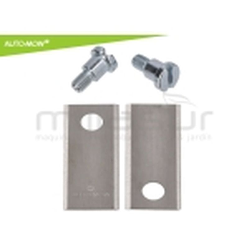 JUEGO 30 CUCHILLAS C/ TORNILLOS ROBOT CORTAC. BIGMOW - ECHO - motoscamaralweb.com